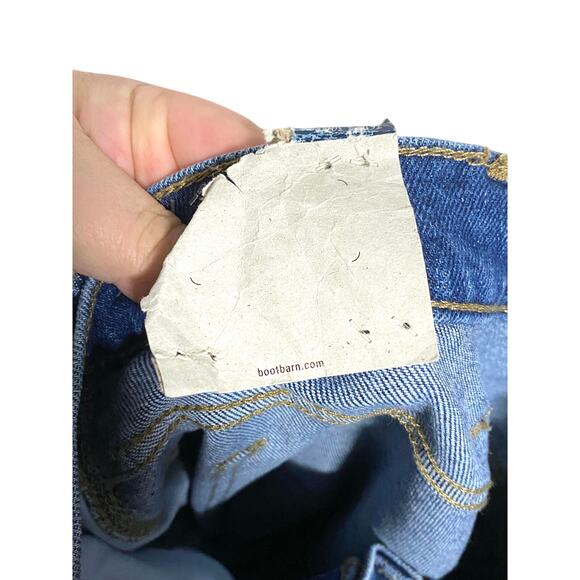 Blue Ranchwear Buckaroo Mid Rise Bootcut Jeans Mens 36 x 30 Western Cowboy NWT - Picture 8 of 11